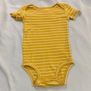 Carter's - Striped Yellow Kids One Piece
